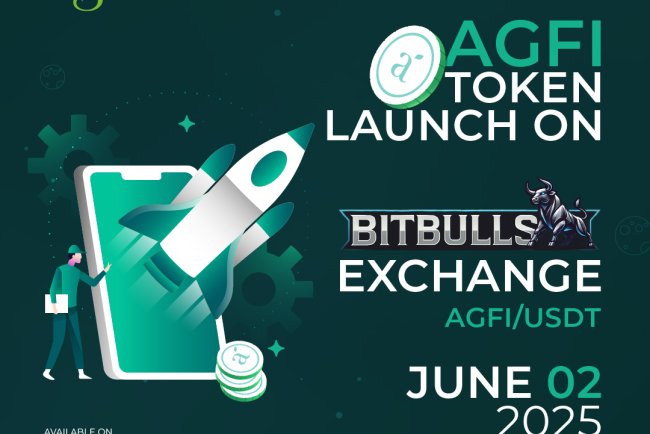 AGFI Token to Launch on Bitbulls Exchange on 2nd June, 2025 at 09:30 AM UTC